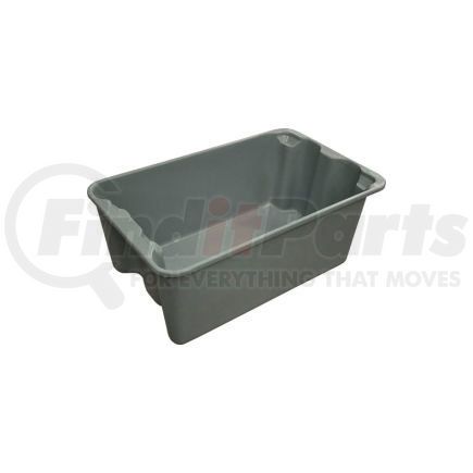 Molded Fiberglass Companies 7804085172 Molded Fiberglass Toteline Nest and Stack Tote 780408 - 20-1/2" x 12-7/8" x 8", Pkg Qty 10, Gray