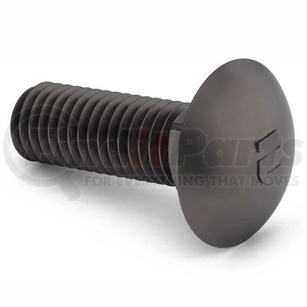 Earnest 218198P 3/4-10 x 3-1/2" Carriage Bolt - Square Neck - Grade 8 - Full - UNC - Steel - Plain - Pkg of 5