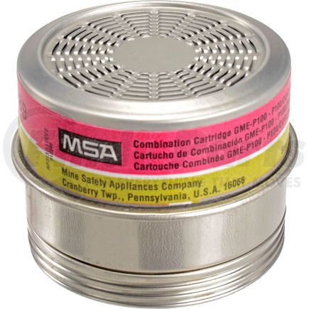 MSA 815182 MSA Comfo&#174; Combo Cartridges, Multi -Gas, GME-P100, 6/Pk, 815182