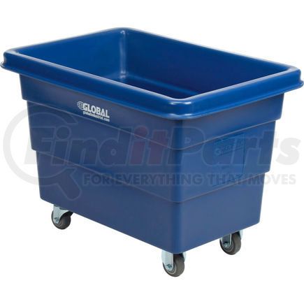 Global Industrial BLK06MS Global Industrial&#8482; Plastic Bulk Box Truck, 6 Bushel/500 Lb. Capacity, Blue