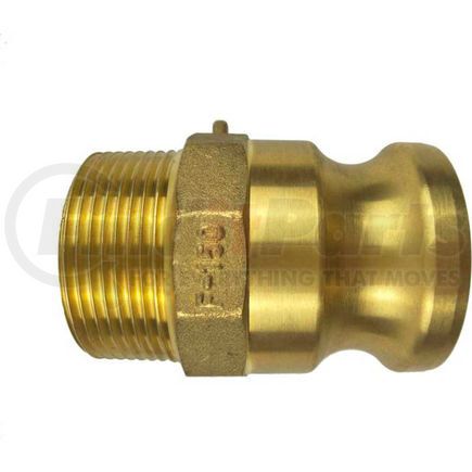 USA Sealing BULK-CGF-232 1/2" Brass Type F Adapter with Threaded NPT Male End