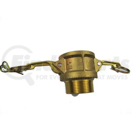 USA Sealing BULK-CGF-190 1" Brass Type B Coupler with Threaded NPT Male End