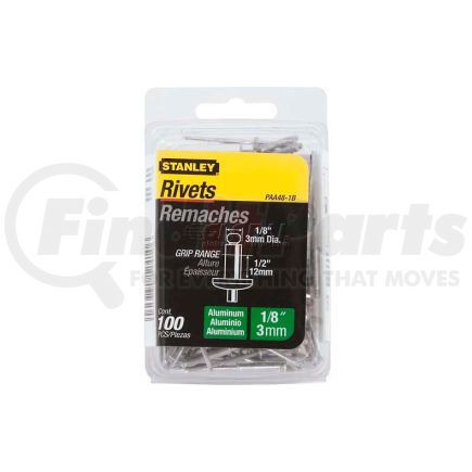 Stanley  PAA48-1B Stanley PAA48-1B Aluminum Rivets 1/8" x 1/2", 100 Pack