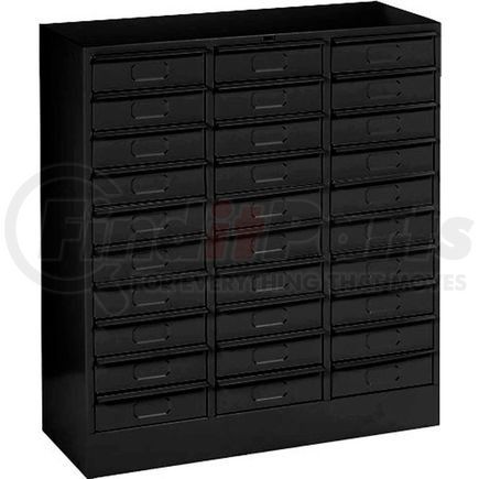 Tennsco 3085-BLK Tennsco Drawer Cabint 3085-BLK - 30 Drawer Legal Size, 30-5/8"W X 14-5/8"D X 33-7/16"H, Black