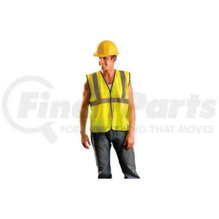 Occunomix ECO-GC-YL/XL OccuNomix Value Mesh Standard Vest, Class 2, Hi-Vis Yellow, L/XL, ECO-GC-YL/XL