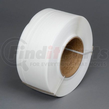 Pac Strapping Prod Inc 48M-27-2290 Polypropylene Strapping 1/2" x .022" x 9,000' White 8" x 8" Core