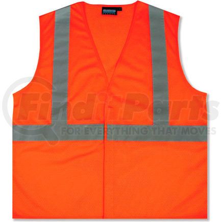 ERB 61434 Aware Wear&#174; ANSI Class 2 Economy Mesh Vest, 61434 - Orange, Size L