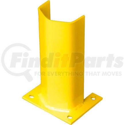 Bluff Manufacturing 1/4PO12SY 1/4" Thick 12" H Steel Post Protector Yellow