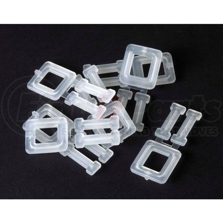 Pac Strapping Prod Inc PLB-4A 1/2" Plastic Buckles PLB-4A White for 1/2" Polypropylene Strapping, 1000 Pack