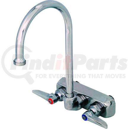 T&S Brass B-1146 T&S Brass B-1146 Workboard Back Mounted Faucet W/ 4" Centers & 133X Swing Gooseneck