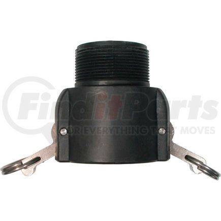 BE Power Equipment 90.737.300 2" Polypropylene Camlock Fitting - Female Coupler x MPT Thread