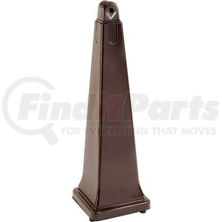 Rubbermaid FG257088BRN Rubbermaid Groundskeeper Smokers Receptacle Brown