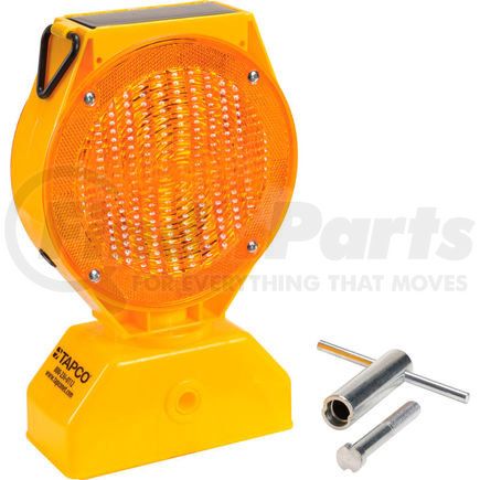 Tapco 5785469 5785469 Individual Solar LED Barricade Light, Amber, 3-Way On/Off Switch