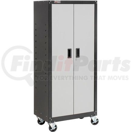 Homak GS00765021 Homak Tall Mobile Cabinet GS00765021 2 Door With 4 Shelves