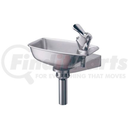 Elkay EDF15R Elkay, Wall Mounted Drinking Fountain, Bracket Style, Stainless Steel, EDF15R