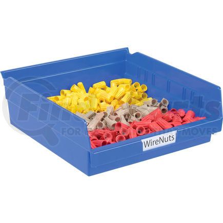 Akro Mils 30170BLUE Akro-Mils Plastic Nesting Storage Shelf Bin 30170 - 11-1/8"W x 11-5/8"D x 4"H Blue