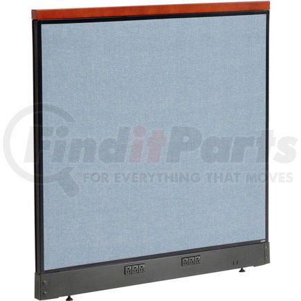 Global Industrial 277552EBL Interion® Deluxe Electric Office Partition Panel, 48-1/4"W x 47-1/2"H, Blue