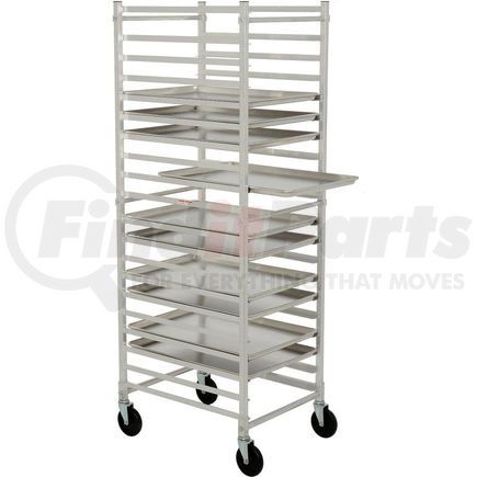 Global Industrial PR2126 Nexel&#174; PR2126 Bakers Sheet Pan Rack, Economy, Knock Down, End Loading, Aluminum