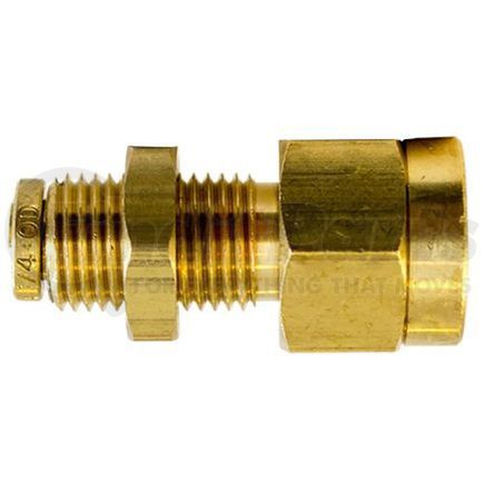 Tectran PL1386-4A Bhead Union - F 1/4" Tube -1/8"  (Stock Code: 87115) (Representative Image)