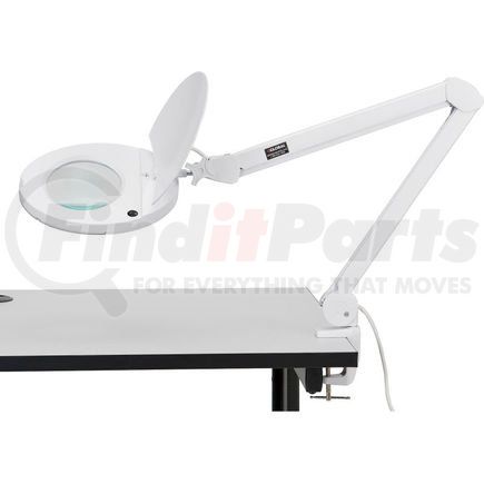 Global Industrial 695232 Global Industrial&#8482; 3 Diopter LED Magnifying Lamp, White