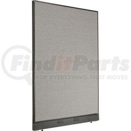 Global Industrial 238637EGY Interion® Electric Office Partition Panel, 48-1/4"W x 64"H, Gray