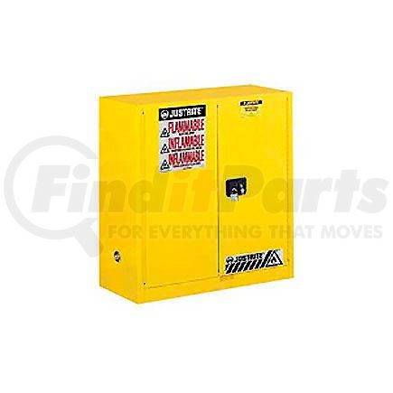 Justrite 893000 Justrite Flammable Cabinet With Manual Close Double Door 30 Gallon