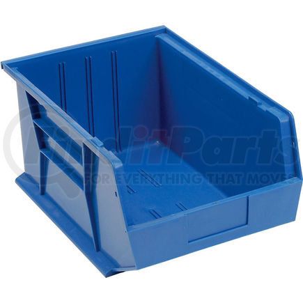 Quantum Storage Systems QUS255BL Global Industrial&#153; Plastic Stack & Hang Bin, 11"W x 16"D x 8"H, Blue