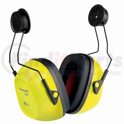 North Safety 1035200-VS Honeywell Verishield™ Hard Hat Mounted Ear Muff, Dieletric, 23 dB, Black/Yellow