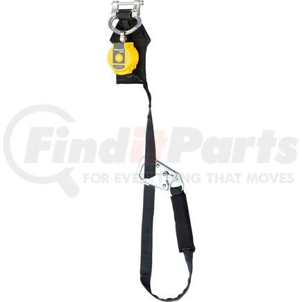 North Safety MFLAFT-1/9FT Honeywell Miller TurboLite Flash Personal Fall Limiter, Quick Connect, Steel Tie-Back Snap Hook, 9'L