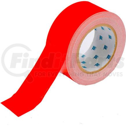 Brady 104313 Brady&#174; 104313 ToughStripe Floor Marking Tape, Polyester, 2"W X 100'L, Red