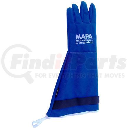 Mapa Pro CRYPLS214507 MAPA&#174; Cryoplus 2.1 Waterproof Cryogenic Gloves, 18"L, Blue, 1 Pair, Size 7, CRYPLS214507