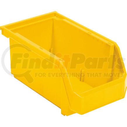 Akro Mils HSN240YELLO Akro-Mils&#174; Plastic Hang Stack & Nest Bin, 8-1/4"W x 14-3/4"D x 7"H, Yellow