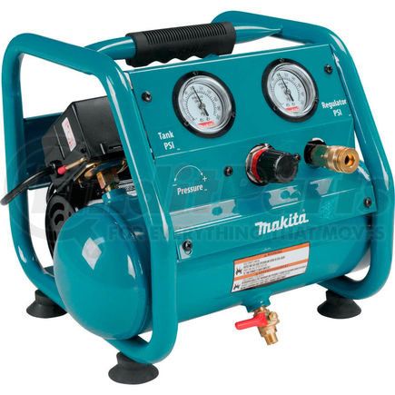 Makita AC001 Makita&#174; AC001, Portable Electric Air Compressor, 0.17 HP, 1 Gallon, Hot Dog, 0.45 CFM