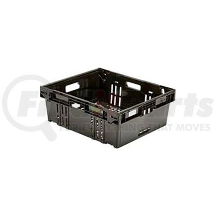 LEWISBins+ CR2420-9 3H NPL677 ORBIS Plastic Stack and Nest 3-Position Plastic Bail Container, 24"L x 20"W x 8-5/8"H