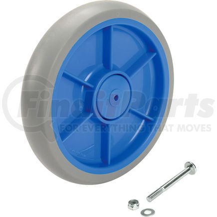 Global Industrial WIC151R-1PC Replacement 7" Wheel with Screw & Nut for Model 241301 Global Industrial&#153; Folding Hand Carts