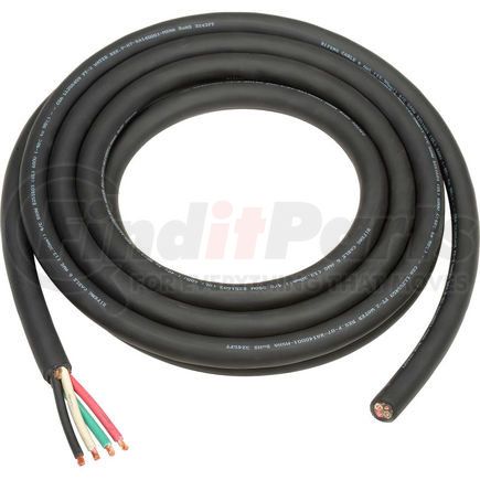 Global Industrial 4C6AWG Cable SOOW 6/4 Wire For Salamander Heater 25' L With Terminals