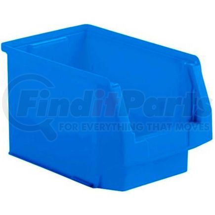 Schaeffer Material LF140808.0BL1 SSI Schaefer  LF140808.0BL - 8 x 14 x 8 LF Hopper Front Plastic Stacking Bin, Blue, 