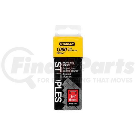 Stanley  TRC604T Stanley TRC604T Heavy-Duty Wide Crown Staples 1/4", 1,000 Pack