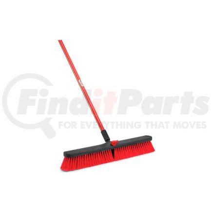 Libman Company 805 Libman Commercial Push Broom with Resin Block - 24 - Medium-Duty Bristles - 805