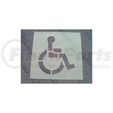 National Marker Company PMS50 Stencil Handicapped Parking, Heavy Duty, PMS50