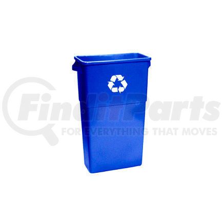 Impact Products 7023-11R Impact&#174; Thin Bin&#153; Recycling Can, 23 Gallon, Blue