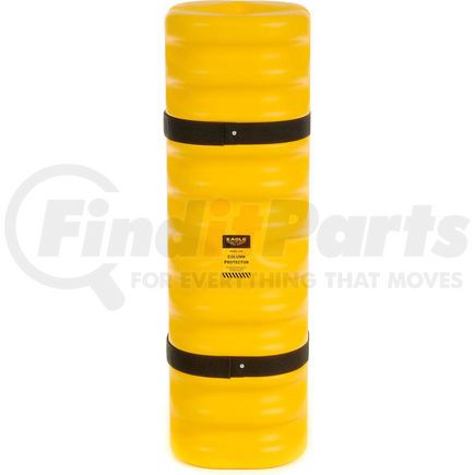 Justrite 1704 Eagle Narrow Column Protector, 4"- 6" Column Opening, 13"O.D. x 42"H, Yellow, 1704