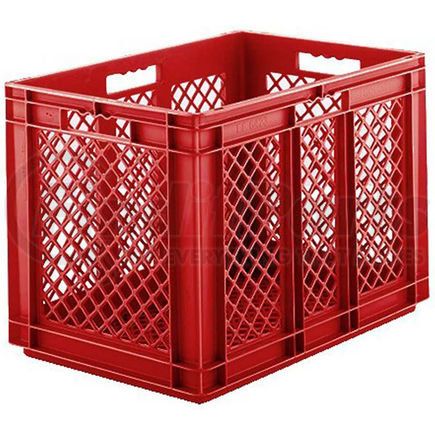 Schaeffer Material EF6423.RD1 SSI Schaefer Euro-Fix Mesh Container EF6423 - 24" x 16" x 16-5/8", Red