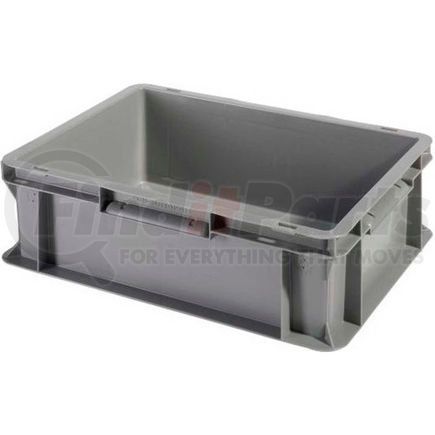 Schaeffer Material EF4120.GY1 SSI Schaefer Euro-Fix Solid Container EF4120 - 16" x 12" x 5", Gray