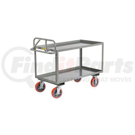 Little Giant ERGL-2448-8PYBK Little Giant&#174; Shelf Truck, 2 Tray Shelves, 24"Wx48"L, 3600 Lbs. Cap.