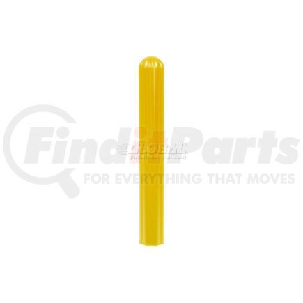 Justrite 1732 Eagle Ribbed Bollard Post Sleeve 4" Yellow, 1732-YL