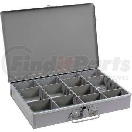 Durham 215-95 Durham Steel Scoop Compartment Box 215-95 - Adjustable Compartment, 13-3/8 x 9-1/4 x 2