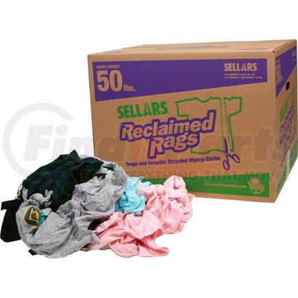 Sellars 99206 Reclaimed Rags - Colored Knit/Polo, 50 Lbs.