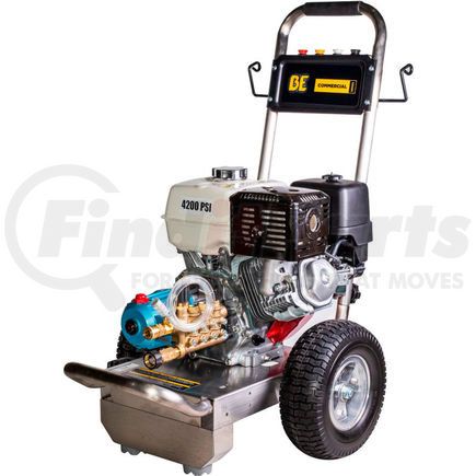 BE Power Equipment B4213HSJ BE Pressure B4213HSJ 4000PSI 13HP 4.0GPM Gas Pressure Washer W/Honda GX390 Engine & CAT Pump