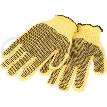 North Safety KVD18AR-100 Honeywell Perfect Fit&#174; 100% Kevlar&#174; Fiber Medium Weight, PVC Dots, Mens' Size, 1 Pair